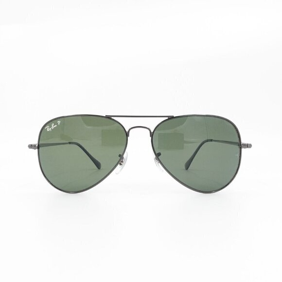 Ray-Ban  RB3689 Aviator Metal Sunglasses Black OS - Picture 1 of 14